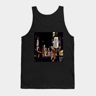 Tokyo Street Lights at Night Tank Top